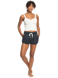 3 New Impossible Love Elasticized Shorts Blue ERJNS03266 Roxy