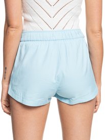4 New Impossible Love Elastic Waist Shorts Blue ERJNS03266 Roxy
