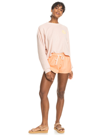 3 New Impossible Love Elasticized Shorts Pink ERJNS03266 Roxy