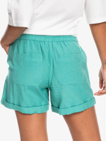 Another Kiss - Linen Shorts for Women  ERJNS03310