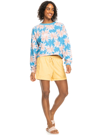 3 Another Kiss - Short de lino para Mujer Naranja ERJNS03310 Roxy