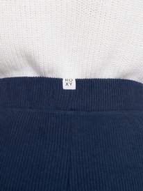 3 Cozy Day Rib Knit Lounge Shorts Blue ERJNS03342 Roxy