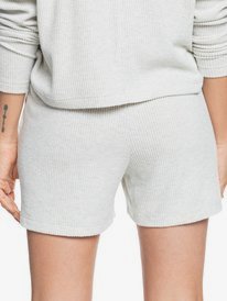 roxy, Sunday Morning Rib Shorts, METRO HEATHER (tenh) Sunday Morning 2022 - Rib Shorts for Women ERJNS03363
