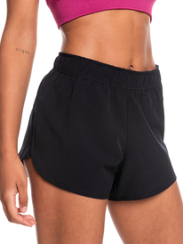 1 Corsica Calling - Short de sport pour Femme Noir ERJNS03374 Roxy