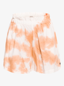 4 Miss Most Tie Dye Pyjama Shorts Brown ERJNS03382 Roxy