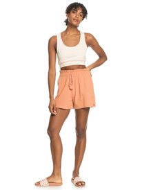 8 Sweet Souvenir - Short taille haute pour Femme Marron ERJNS03432 Roxy