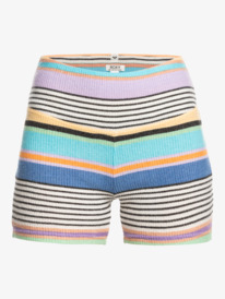 6 Best Time Of Day - Aangename Ribgebreide Short voor Dames Black ERJNS03447 Roxy
