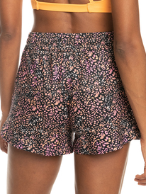 roxy, Naturally Active - Sports Shorts for Women, ANTHRACITE ANIMAL DUST (kvj5) Naturally Active - Sports Shorts for Women ERJNS03449