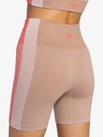12 Womens Chill Out Seamless Bike Shorts Brown ERJNS03474 Roxy