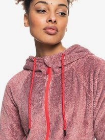 2 Samba Mambo - Fleece mit Reißverschluss für Frauen Rot ERJPF03077 Roxy