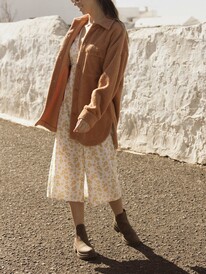 2 Over And Out Fleece Shirt Jacket Brown ERJPF03102 Roxy