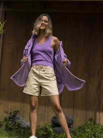 4 Over And Out - Fleece for Women Purple ERJPF03102 Roxy
