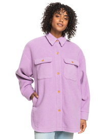 6 Over And Out - Fleece for Women Purple ERJPF03102 Roxy