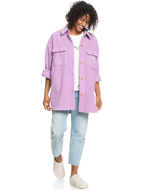 10 Over And Out - Fleece for Women Purple ERJPF03102 Roxy