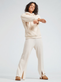 4 Call Me - Sherpa Fleece Hoodie for Women  ERJPF03103 Roxy