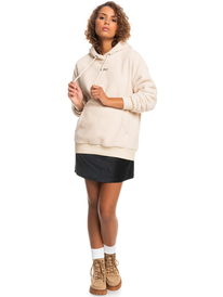 9 Call Me - Sherpa Fleece Hoodie for Women  ERJPF03103 Roxy
