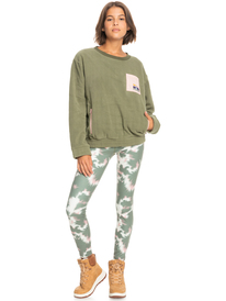 3 Beautiful Madness - Technical Fleece for Women Beige ERJPF03106 Roxy