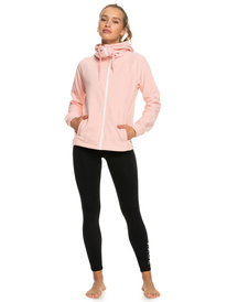 4 Keeping Me Alive - Fleece mit Reißverschluss für Frauen Rosa ERJPF03109 Roxy