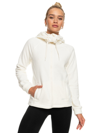 0 Keeping Me Alive - Fleece met Rits voor Dames White ERJPF03109 Roxy