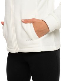 3 Keeping Me Alive - Fleece met Rits voor Dames White ERJPF03109 Roxy