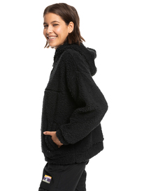 3 Like A Lucky Day - Polaire demi-zip pour Femme Noir ERJPF03111 Roxy
