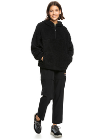 6 Like A Lucky Day - Polaire demi-zip pour Femme Noir ERJPF03111 Roxy