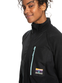 2 Could It Be Magic - Funktionelles Fleece mit Reißverschluss für Frauen Schwarz ERJPF03112 Roxy