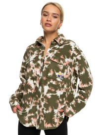 3 Because The Night - Langärmliges Überhemd für Frauen Beige ERJPF03115 Roxy