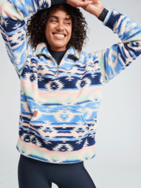 1 Live Out Loud - Fleece mit Halbreißverschluss für Frauen Blau ERJPF03117 Roxy