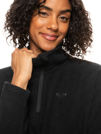 2 Tech - Polaire demi-zip pour Femme Noir ERJPF03128 Roxy