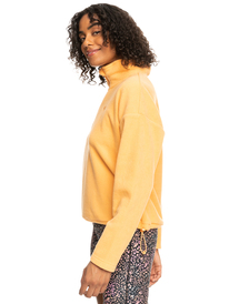 1 Tech - Polaire demi-zip pour Femme Orange ERJPF03128 Roxy