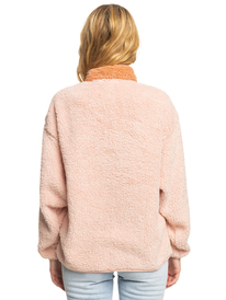 12 Womens Groove Time Fleece Pink ERJPF03135 Roxy