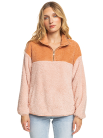 7 Womens Groove Time Fleece Pink ERJPF03135 Roxy