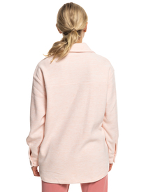 12 Waves Of Warmth - Surchemise en polaire pour Femme Orange ERJPF03139 Roxy