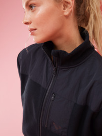 6 Womens Waves Of Warmth Zip-Up Fleece Black ERJPF03141 Roxy