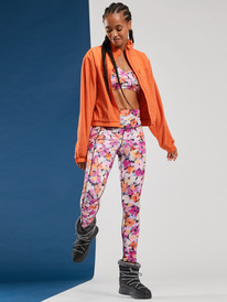9 Waves Of Warmth - Polaire zippée pour Femme Orange ERJPF03141 Roxy
