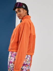 6 Waves Of Warmth - Polaire zippée pour Femme Orange ERJPF03141 Roxy