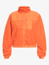 18 Waves Of Warmth - Polaire zippée pour Femme Orange ERJPF03141 Roxy