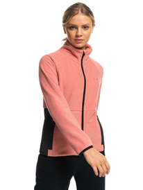 6 Waves Of Warmth Tech - Full-Zip Fleece for Women Pink ERJPF03142 Roxy