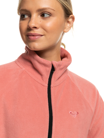 9 Waves Of Warmth Tech - Full-Zip Fleece for Women Pink ERJPF03142 Roxy