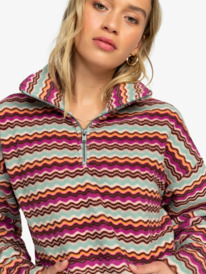 11 Live Out Loud - Fleecetop voor Dames Orange ERJPF03143 Roxy