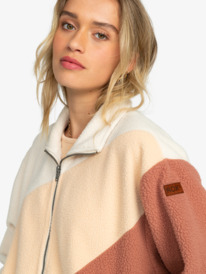 2 Count The Reasons - Zip-Up Fleece for Women Beige ERJPF03149 Roxy