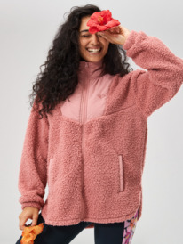 Waves Of Warmth - Sherpa Fleece Jacket for Women  ERJPF03155
