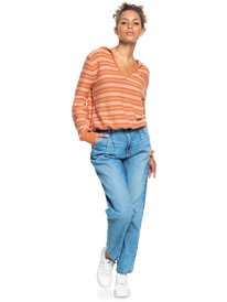 3 Turning Out Sweater Brown ERJSW03480 Roxy