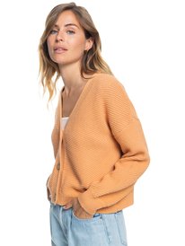 1 Wonder Time Long Sleeve Cardigan Brown ERJSW03506 Roxy