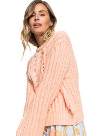 4 Womens VIP Lounge Jumper Pink ERJSW03510 Roxy