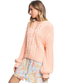5 Womens VIP Lounge Jumper Pink ERJSW03510 Roxy