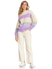 8 Womens Little Good Day Jumper Beige ERJSW03516 Roxy