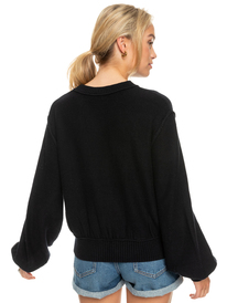 roxy, Loft Music - Jumper for Women, ANTHRACITE (kvj0) Loft Music - Jumper for Women ERJSW03523