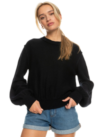 roxy, Loft Music - Jumper for Women, ANTHRACITE (kvj0) Loft Music - Jumper for Women ERJSW03523